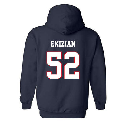 Fresno State - NCAA Baseball : Gavin Ekizian - Sports Shersey Hooded Sweatshirt-1