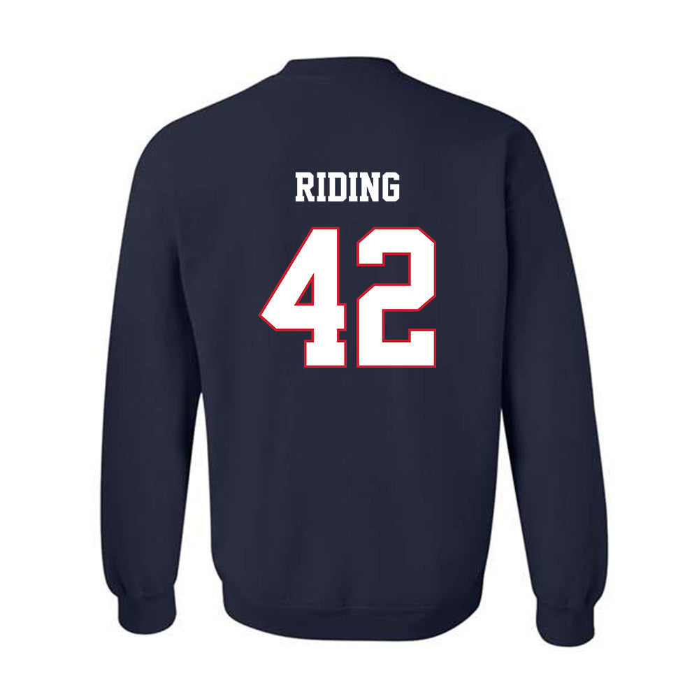 Fresno State - NCAA Baseball : Jake Riding - Sports Shersey Crewneck Sweatshirt-1