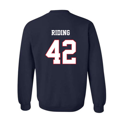 Fresno State - NCAA Baseball : Jake Riding - Sports Shersey Crewneck Sweatshirt-1