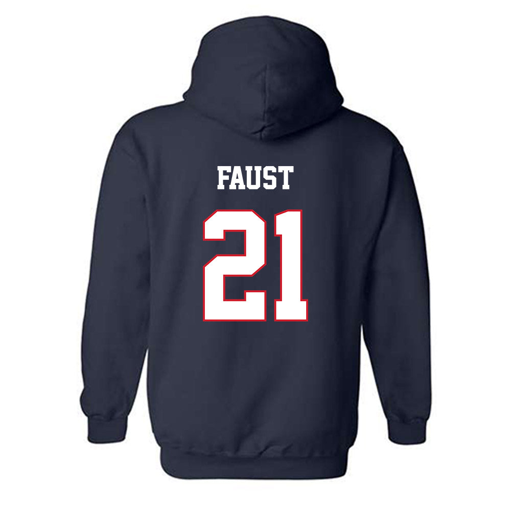 Fresno State - NCAA Baseball : Owen Faust - Sports Shersey Hooded Sweatshirt-1