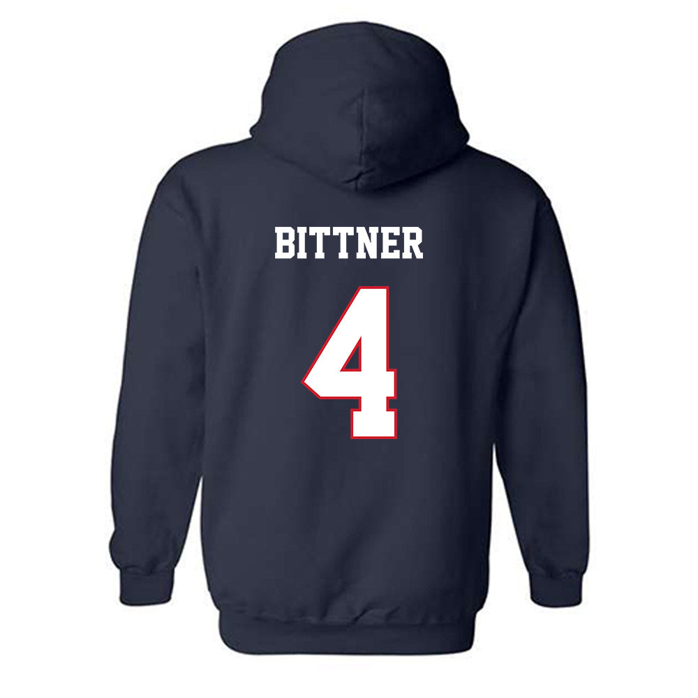 Fresno State - NCAA Baseball : Kyler Bittner - Sports Shersey Hooded Sweatshirt-1