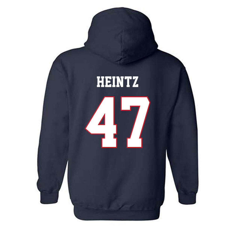 Fresno State - NCAA Baseball : Parker Heintz - Sports Shersey Hooded Sweatshirt-1