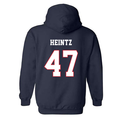 Fresno State - NCAA Baseball : Parker Heintz - Sports Shersey Hooded Sweatshirt-1