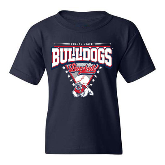 Fresno State - NCAA Baseball : Cayden Munster - Sports Shersey Youth T-Shirt
