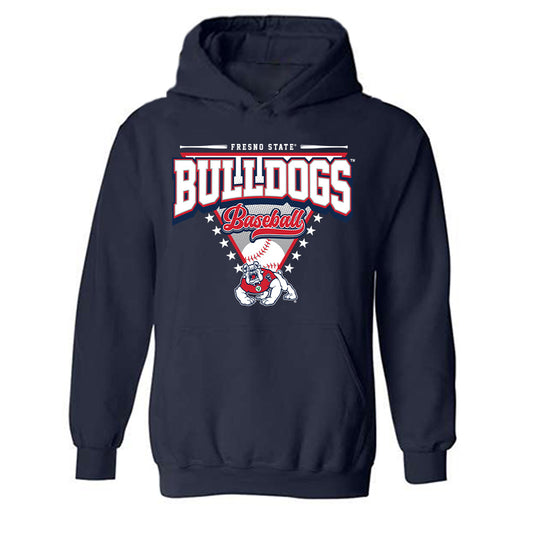 Fresno State - NCAA Baseball : Barclay Ovalle - Sports Shersey Hooded Sweatshirt-0