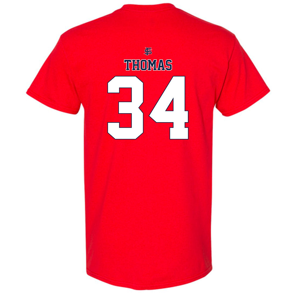 Fresno State - NCAA Baseball : Brandon Thomas - Sports Shersey T-Shirt-1