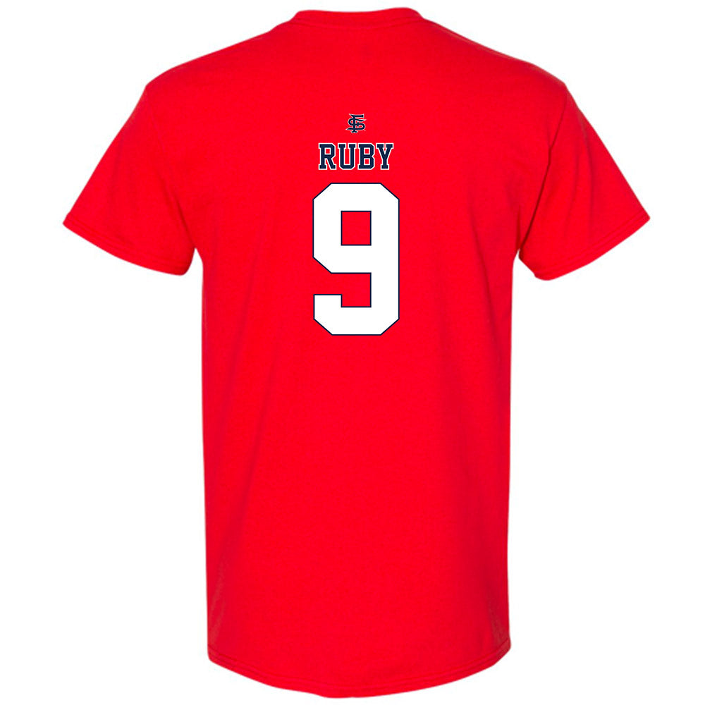 Fresno State - NCAA Baseball : Jett Ruby - Sports Shersey T-Shirt-1