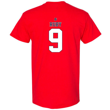 Fresno State - NCAA Baseball : Jett Ruby - Sports Shersey T-Shirt-1