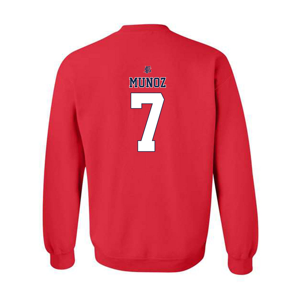 Fresno State - NCAA Baseball : Ayden Munoz - Sports Shersey Crewneck Sweatshirt-1