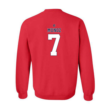 Fresno State - NCAA Baseball : Ayden Munoz - Sports Shersey Crewneck Sweatshirt-1