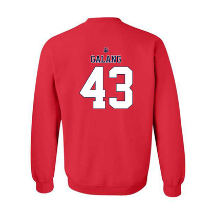Fresno State - NCAA Baseball : Jared Galang - Sports Shersey Crewneck Sweatshirt-1