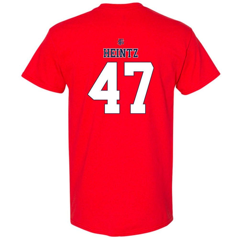 Fresno State - NCAA Baseball : Parker Heintz - Sports Shersey T-Shirt-1