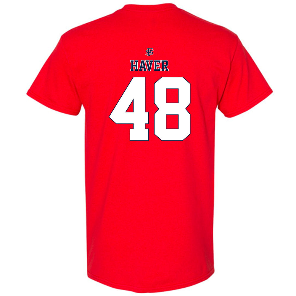 Fresno State - NCAA Baseball : Jordan Haver - Sports Shersey T-Shirt-1