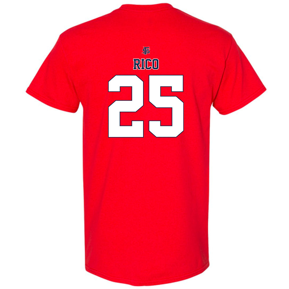 Fresno State - NCAA Baseball : Bo Rico - Sports Shersey T-Shirt-1