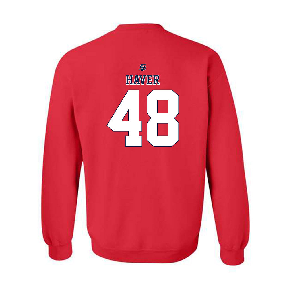 Fresno State - NCAA Baseball : Jordan Haver - Sports Shersey Crewneck Sweatshirt-1