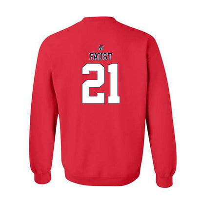 Fresno State - NCAA Baseball : Owen Faust - Sports Shersey Crewneck Sweatshirt-1
