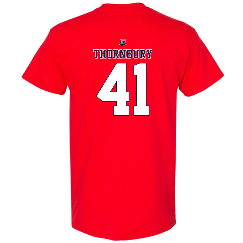 Fresno State - NCAA Baseball : Weston Thornbury - Sports Shersey T-Shirt-1