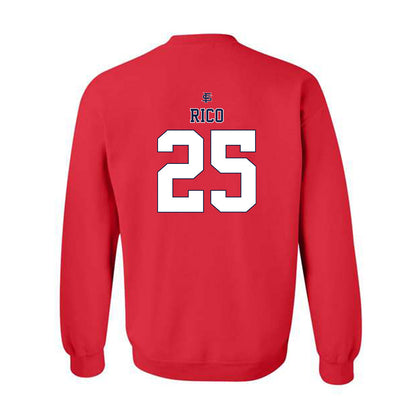 Fresno State - NCAA Baseball : Bo Rico - Sports Shersey Crewneck Sweatshirt-1