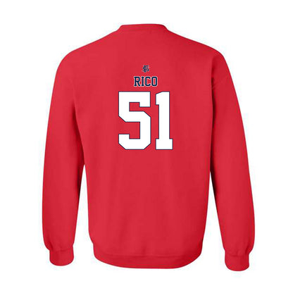 Fresno State - NCAA Baseball : Erik Rico - Sports Shersey Crewneck Sweatshirt-1