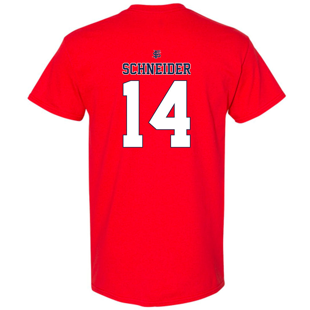 Fresno State - NCAA Baseball : Cam Schneider - Sports Shersey T-Shirt