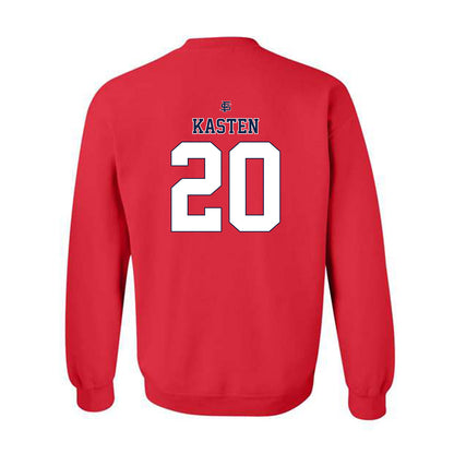Fresno State - NCAA Baseball : John Kasten - Sports Shersey Crewneck Sweatshirt-1
