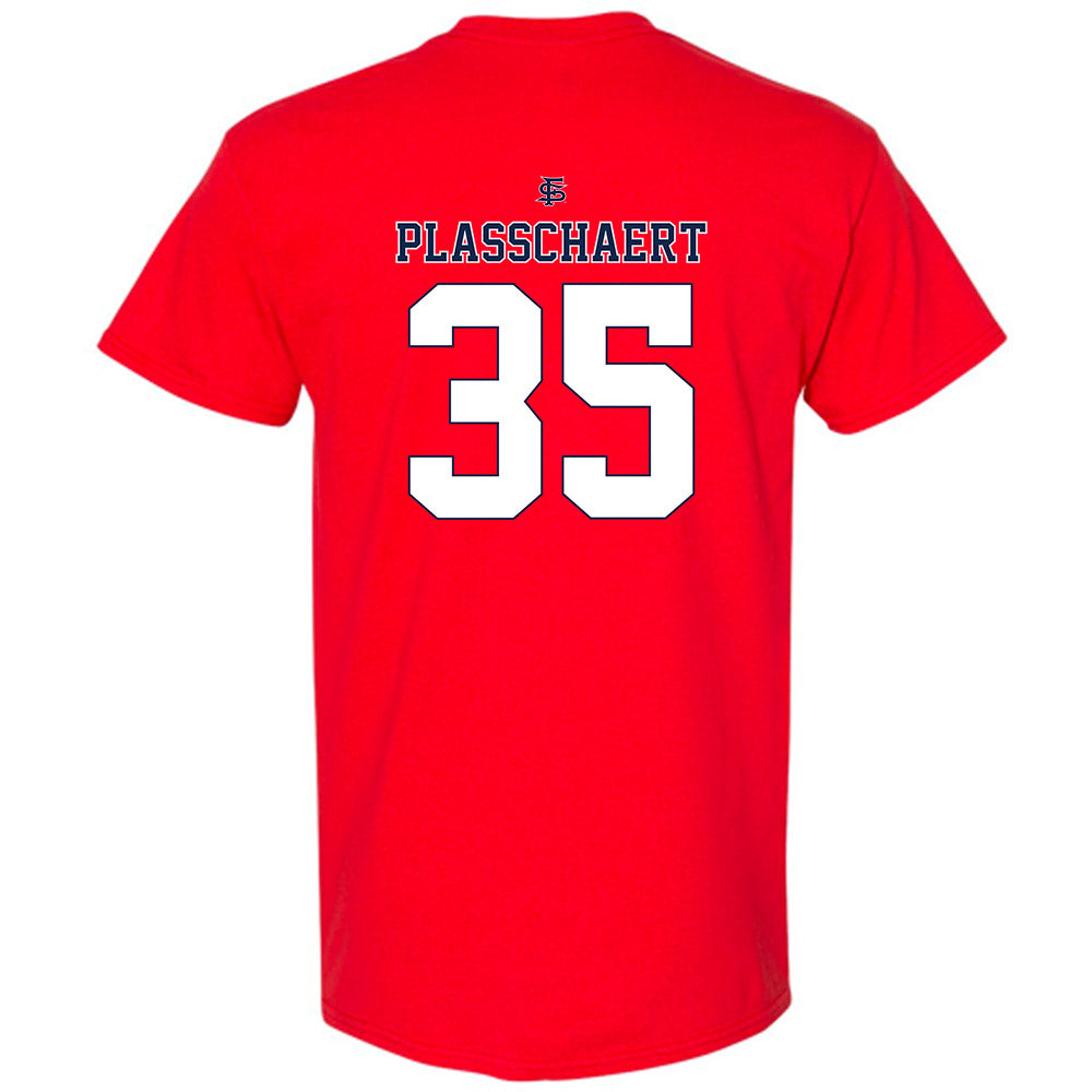 Fresno State - NCAA Baseball : Zach Plasschaert - Sports Shersey T-Shirt-1