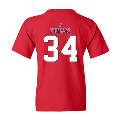 Fresno State - NCAA Baseball : Brandon Thomas - Sports Shersey Youth T-Shirt-1