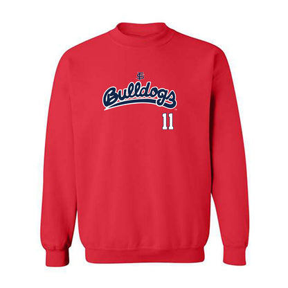 Fresno State - NCAA Baseball : Brady Hewitt - Sports Shersey Crewneck Sweatshirt-0