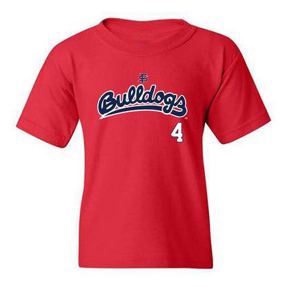Fresno State - NCAA Baseball : Kyler Bittner - Sports Shersey Youth T-Shirt-0