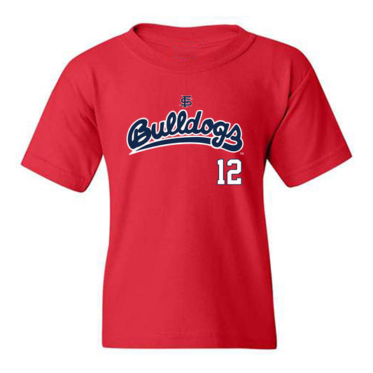 Fresno State - NCAA Baseball : Ryan De La Maza - Sports Shersey Youth T-Shirt-0