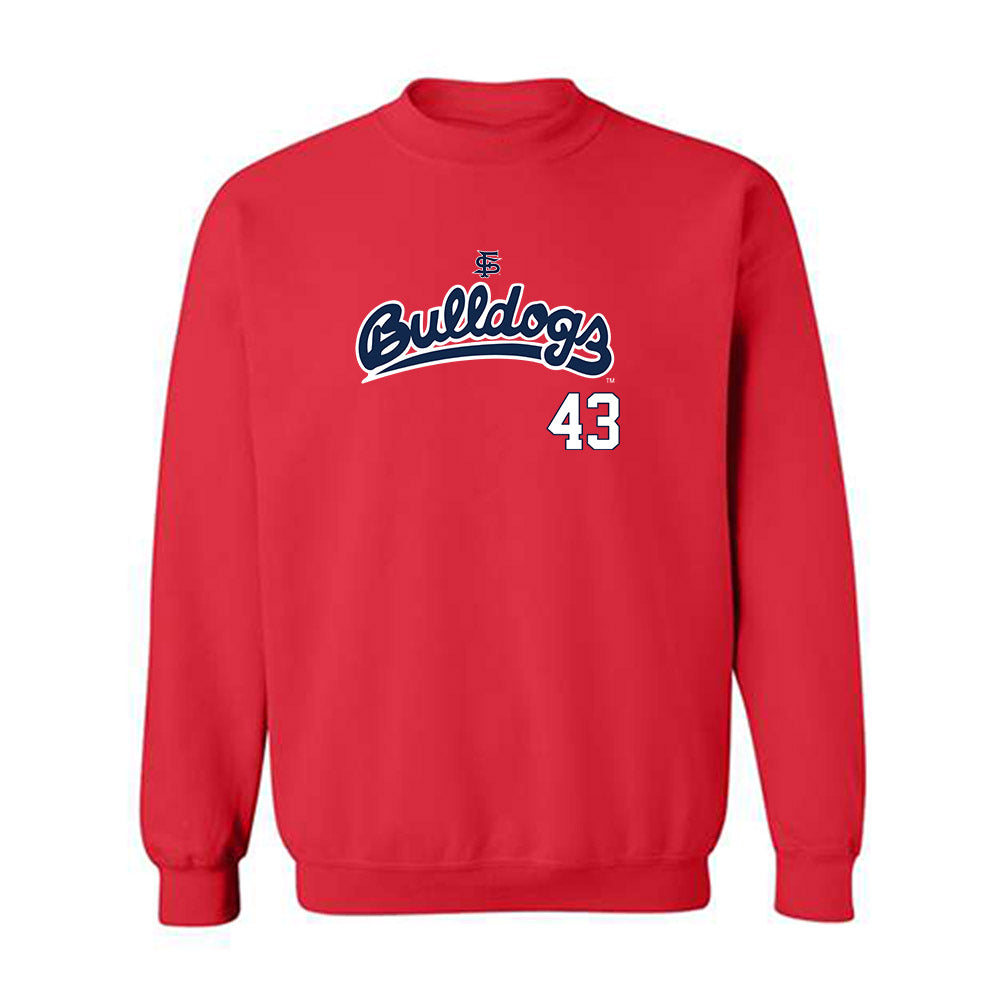 Fresno State - NCAA Baseball : Jared Galang - Sports Shersey Crewneck Sweatshirt-0