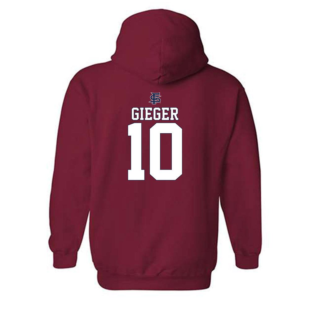 Fresno State - NCAA Softball : McKenna Gieger - Sports Shersey Hooded Sweatshirt-1