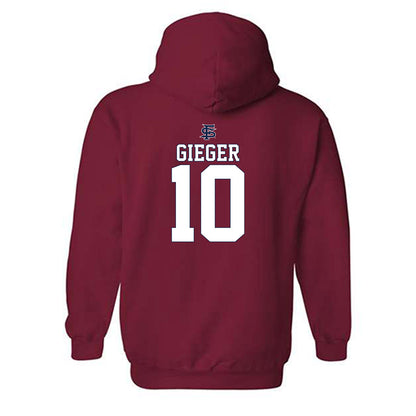 Fresno State - NCAA Softball : McKenna Gieger - Sports Shersey Hooded Sweatshirt-1