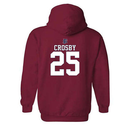 Fresno State - NCAA Softball : Jayda Crosby - Sports Shersey Hooded Sweatshirt-1