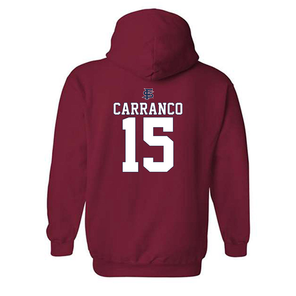 Fresno State - NCAA Softball : Lauryn Carranco - Sports Shersey Hooded Sweatshirt-1