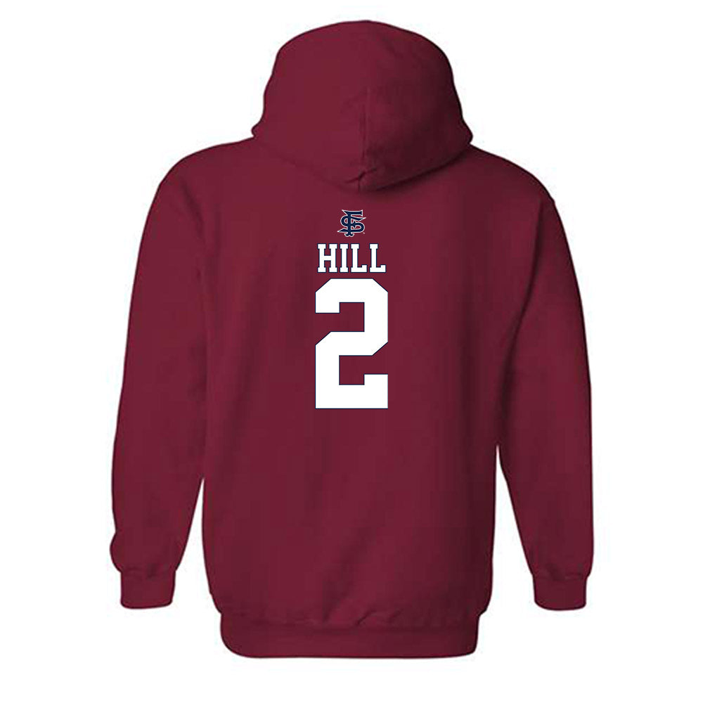 Fresno State - NCAA Softball : Olivia Hill - Sports Shersey Hooded Sweatshirt-1