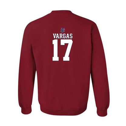 Fresno State - NCAA Softball : Gizella Vargas - Sports Shersey Crewneck Sweatshirt-1