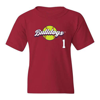 Fresno State - NCAA Softball : Nadia Rountree - Sports Shersey Youth T-Shirt-0