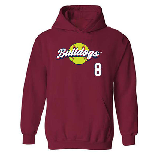 Fresno State - NCAA Softball : Leila Dixon - Sports Shersey Hooded Sweatshirt-0