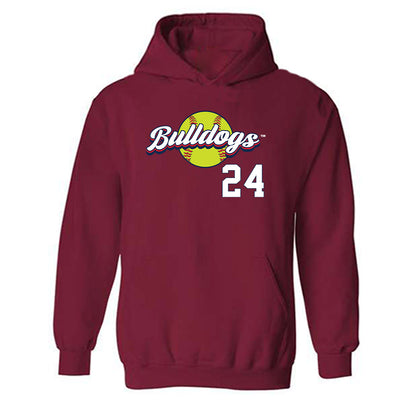 Fresno State - NCAA Softball : Alyssa Ramirez - Sports Shersey Hooded Sweatshirt-0