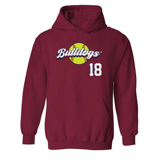 Fresno State - NCAA Softball : Alyssa Loza - Sports Shersey Hooded Sweatshirt-0