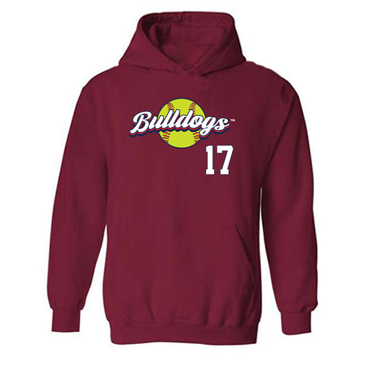 Fresno State - NCAA Softball : Gizella Vargas - Sports Shersey Hooded Sweatshirt-0