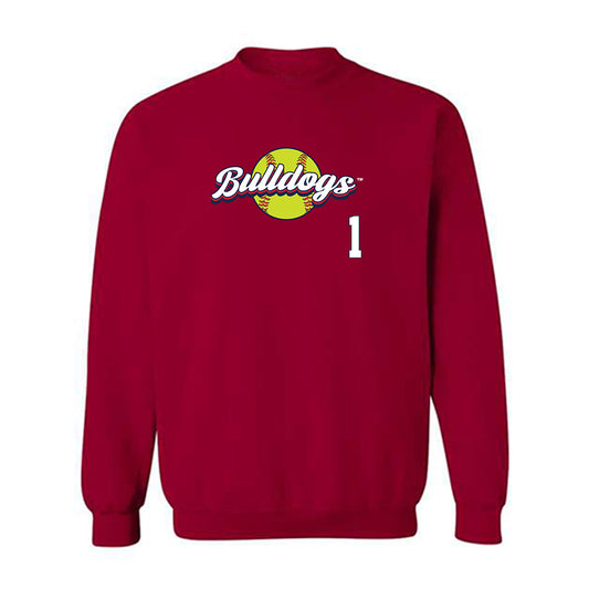 Fresno State - NCAA Softball : Nadia Rountree - Sports Shersey Crewneck Sweatshirt-0