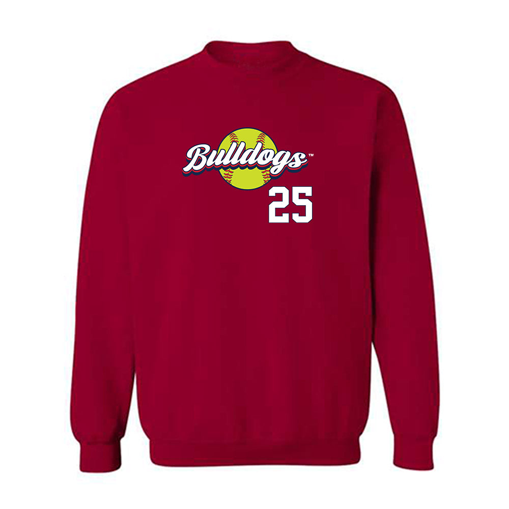 Fresno State - NCAA Softball : Jayda Crosby - Sports Shersey Crewneck Sweatshirt-0