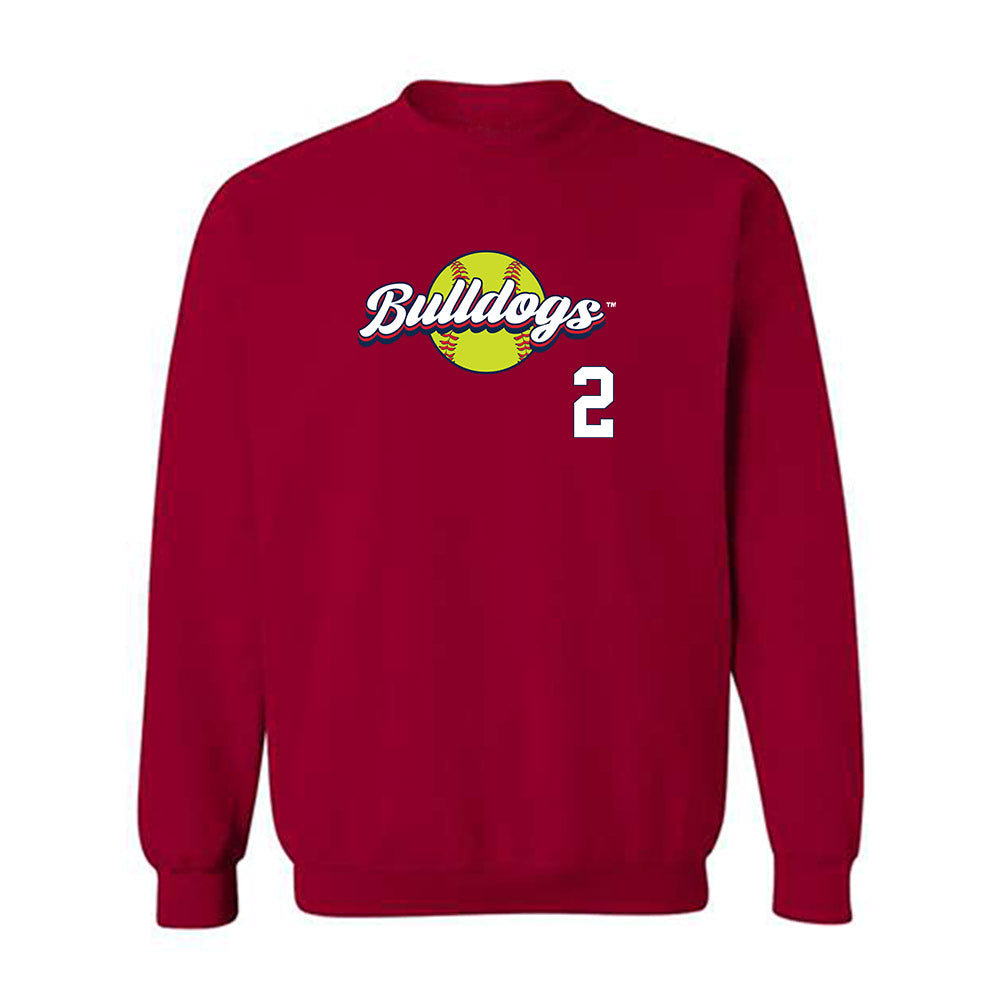 Fresno State - NCAA Softball : Olivia Hill - Sports Shersey Crewneck Sweatshirt-0