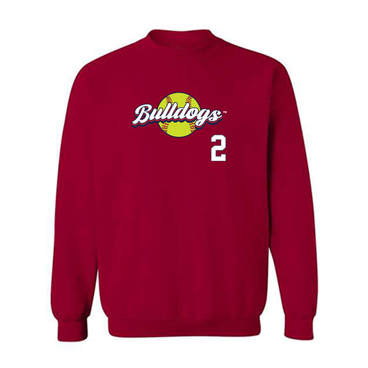 Fresno State - NCAA Softball : Olivia Hill - Sports Shersey Crewneck Sweatshirt-0