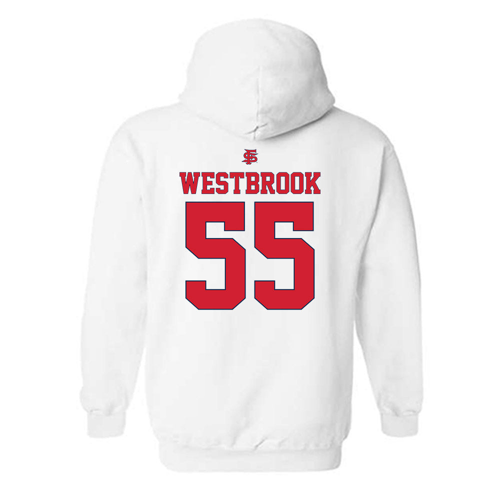 Fresno State - NCAA Softball : Tiara Westbrook - Sports Shersey Hooded Sweatshirt-1