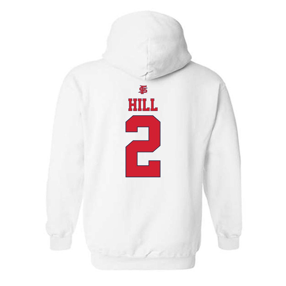 Fresno State - NCAA Softball : Olivia Hill - Sports Shersey Hooded Sweatshirt-1