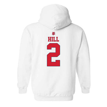 Fresno State - NCAA Softball : Olivia Hill - Sports Shersey Hooded Sweatshirt-1