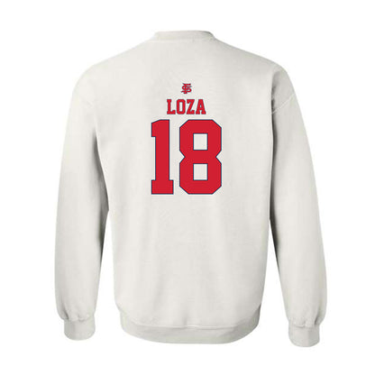 Fresno State - NCAA Softball : Alyssa Loza - Sports Shersey Crewneck Sweatshirt-1